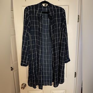 Alfani 2x long blouse sheer